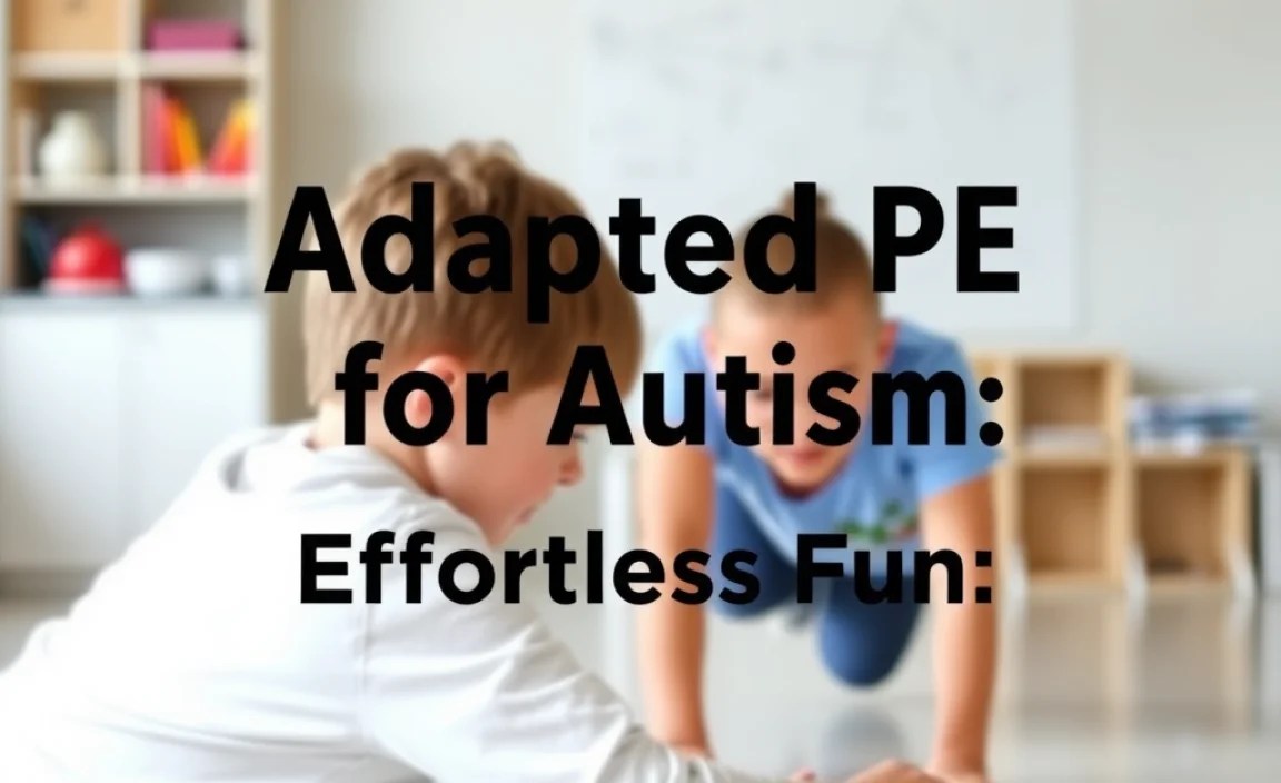 Adapted PE for Autism: Effortless Fun