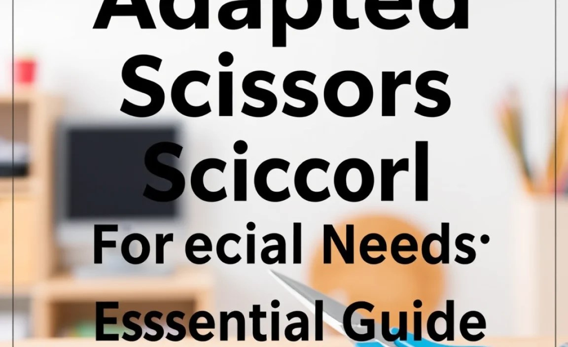 Adapted Scissors For Special Needs: Essential Guide