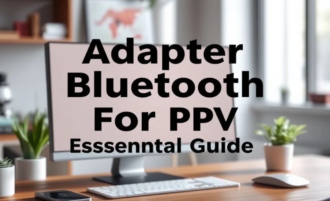 Adapter Bluetooth For PC: Essential Guide