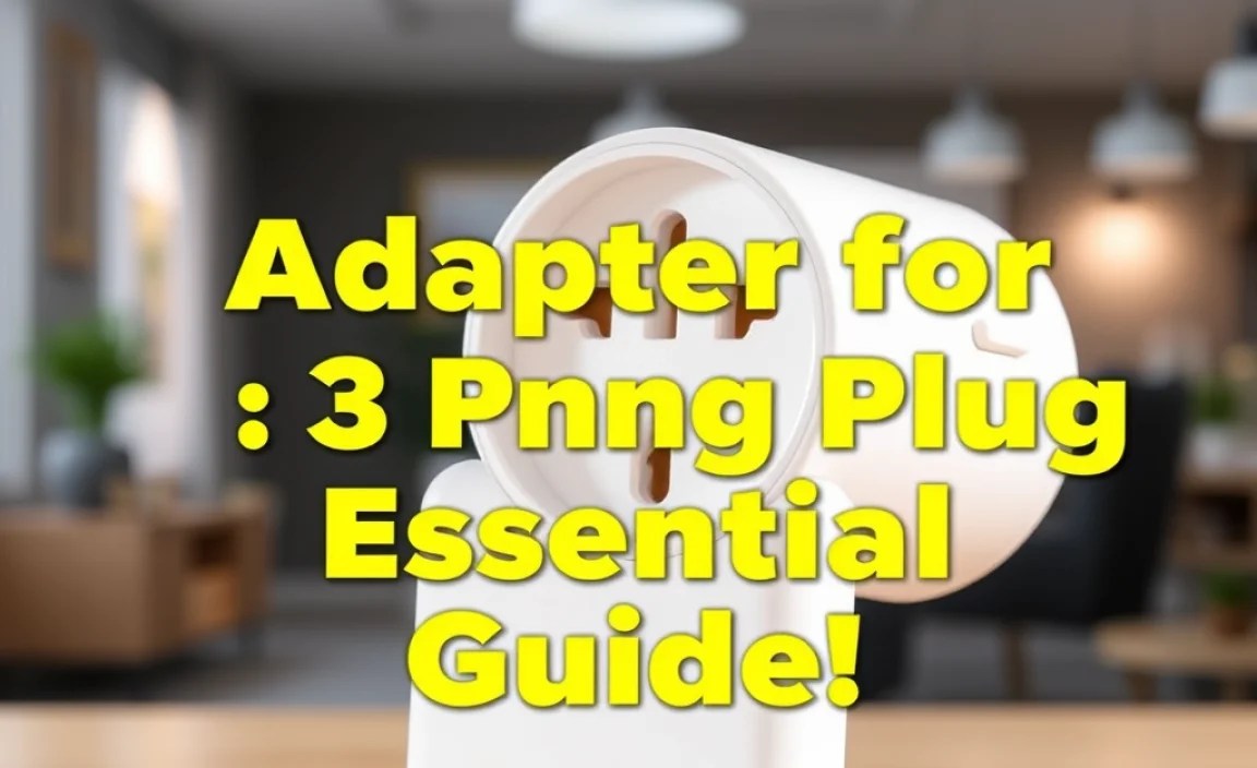 Adapter for 3 Prong Plug: Essential Guide!