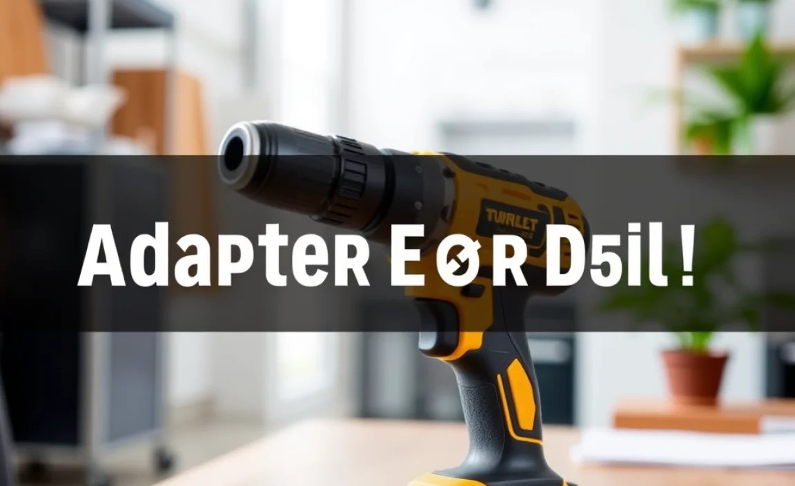 Adapter For Drill: Genius Essential Guide