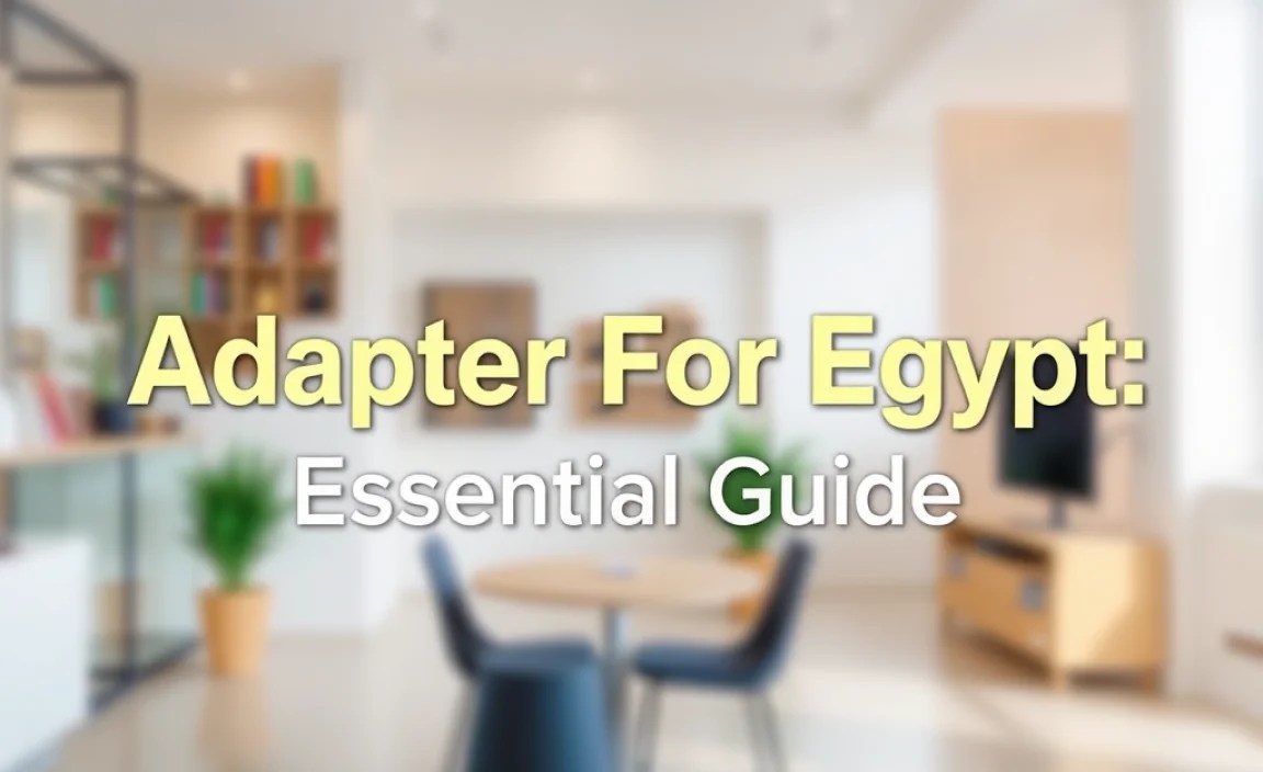 Adapter For Egypt: Essential Travel Guide