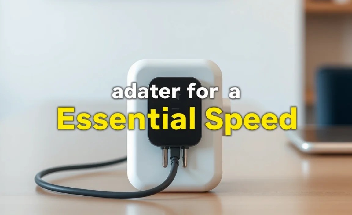 Adapter for Fast Charging: Essential Speed