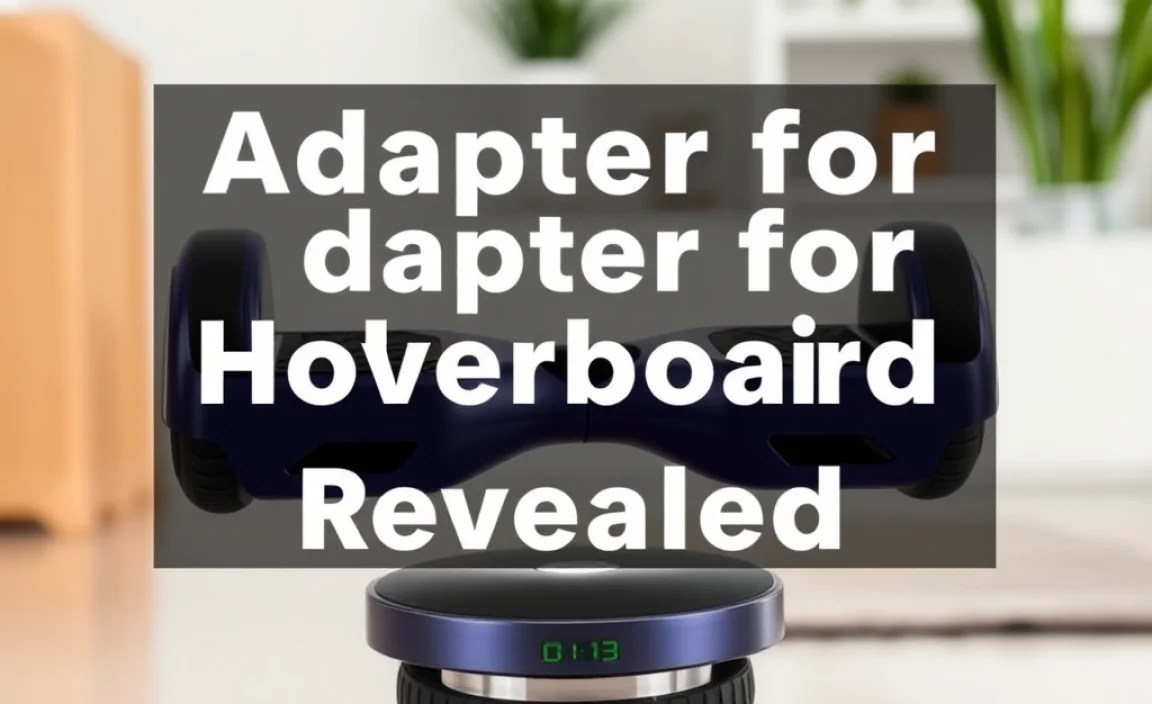 Adapter for Hoverboard: Essential Guide Revealed