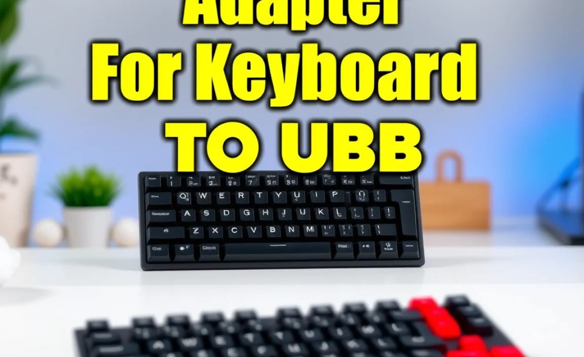 Adapter For Keyboard To USB: Essential Guide