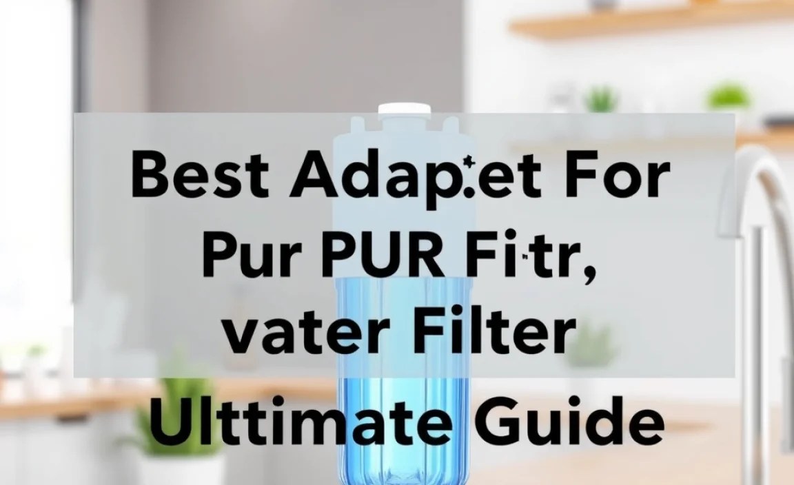 Adapter for PUR Water Filter