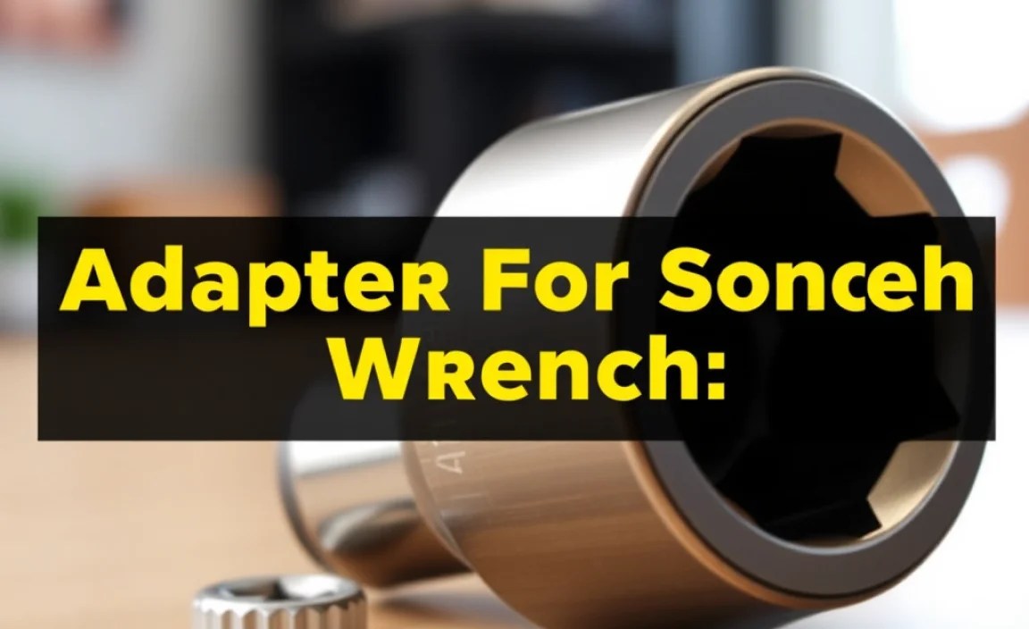 Adapter For Socket Wrench: Essential Upgrade