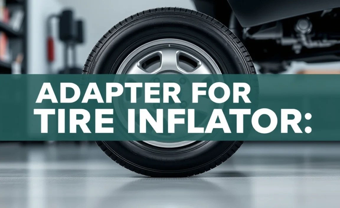 Adapter for Tire Inflator: Essential Guide