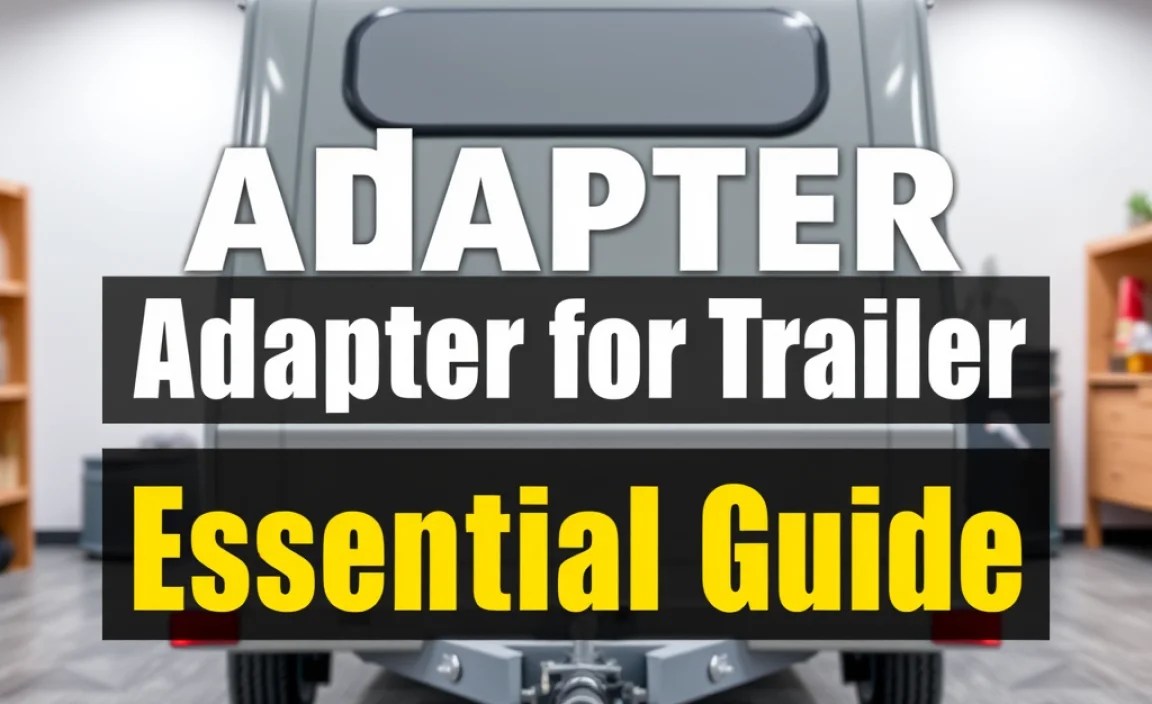 Adapter for Trailer: Essential Guide