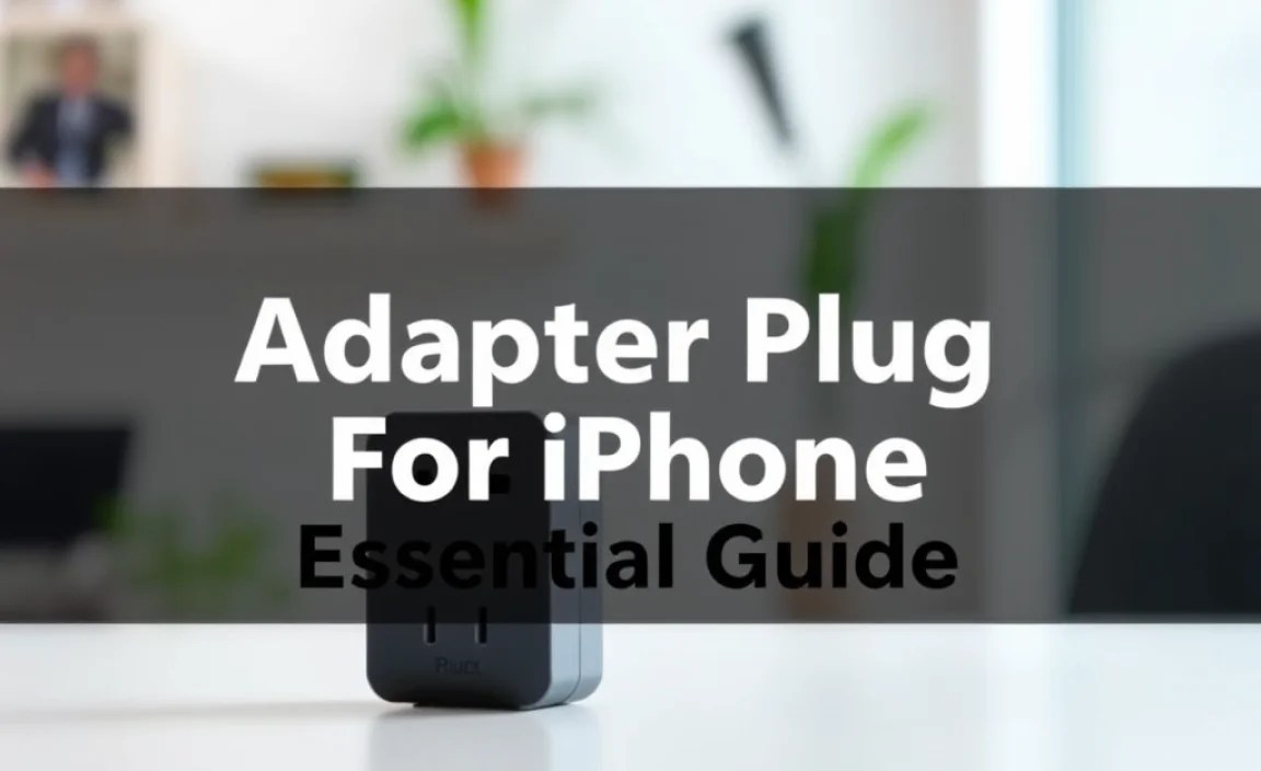 Adapter Plug For iPhone: Essential Guide