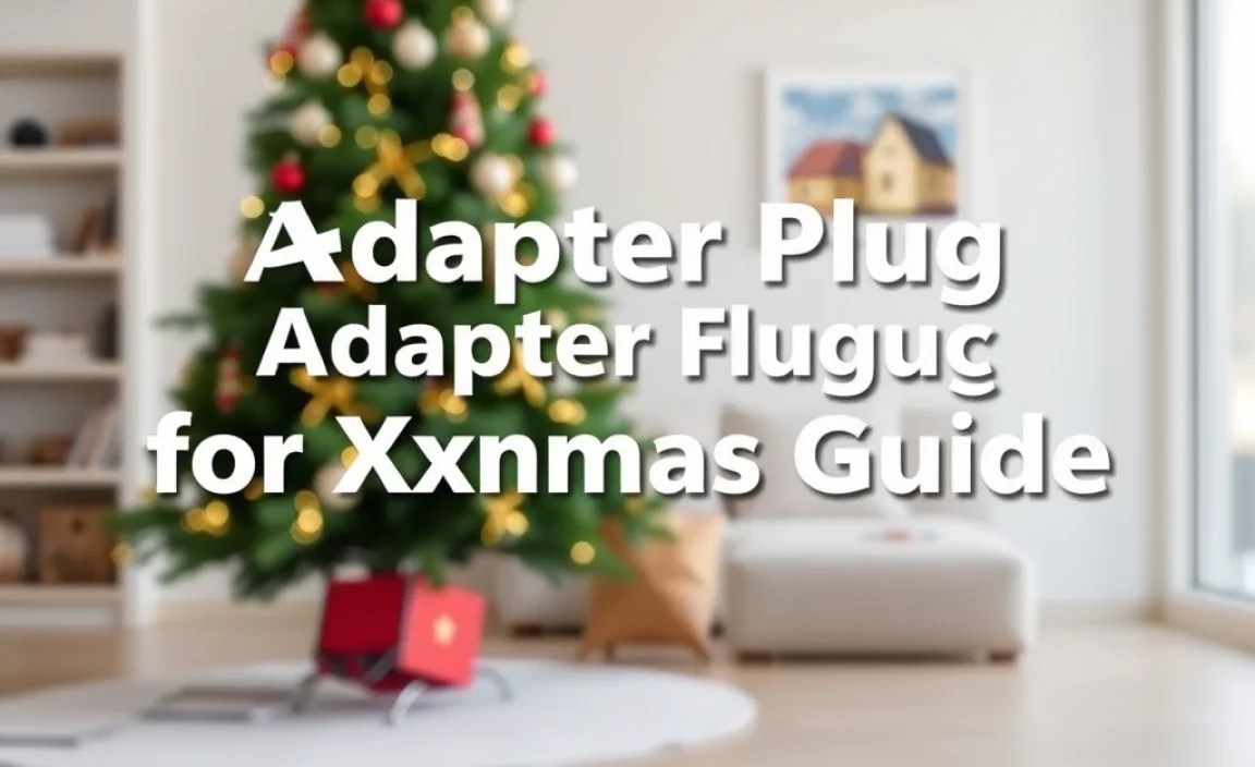 Adapter Plug for Xmas Tree: Essential Guide