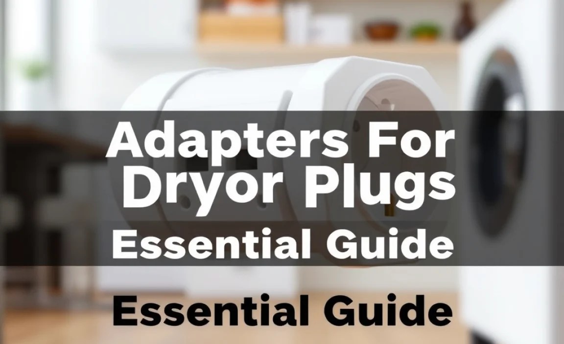 Adapters For Dryer Plugs: Essential Guide
