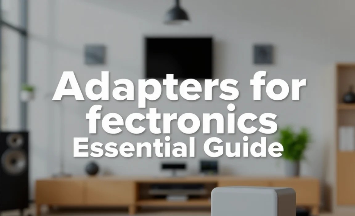 Adapters for Electronics: Essential Guide