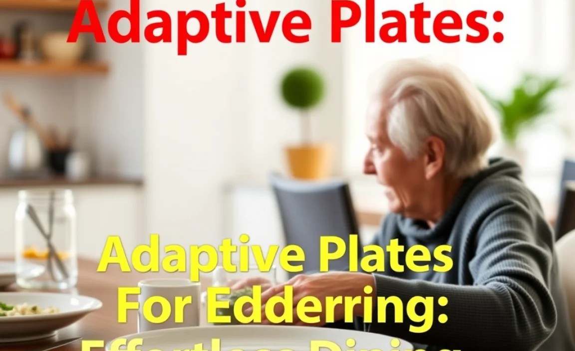 Adaptive Plates For Elderly: Effortless Dining