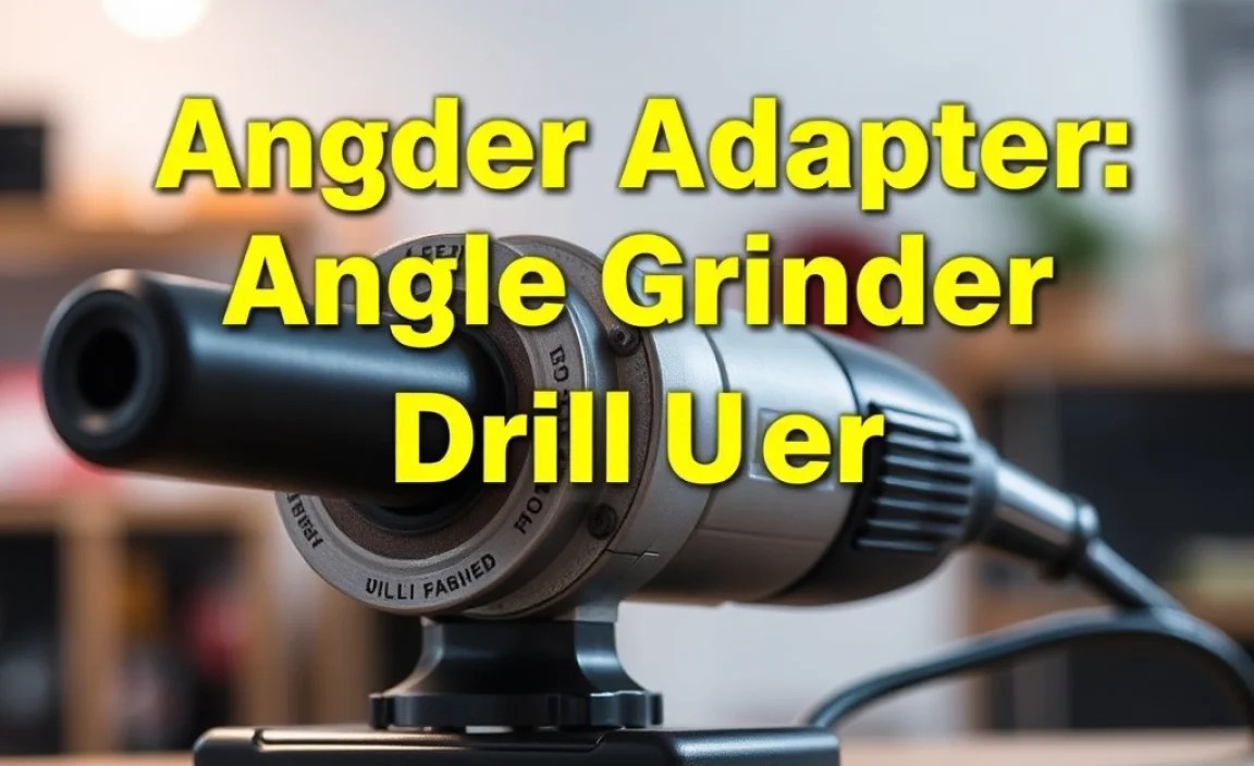 Angle Grinder Adapter: Effortless Drill Use