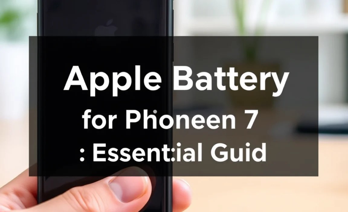 Apple Battery Replacement for iPhone 7: Essential Guide