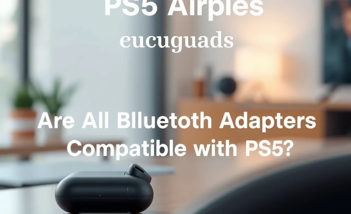 Are All Bluetooth Adapters Compatible with PS5?