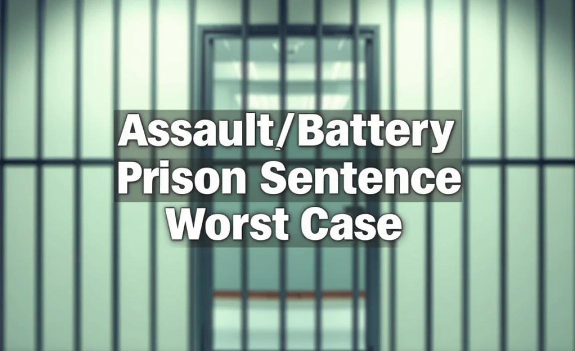 Assault/Battery Prison Sentence: Worst Case