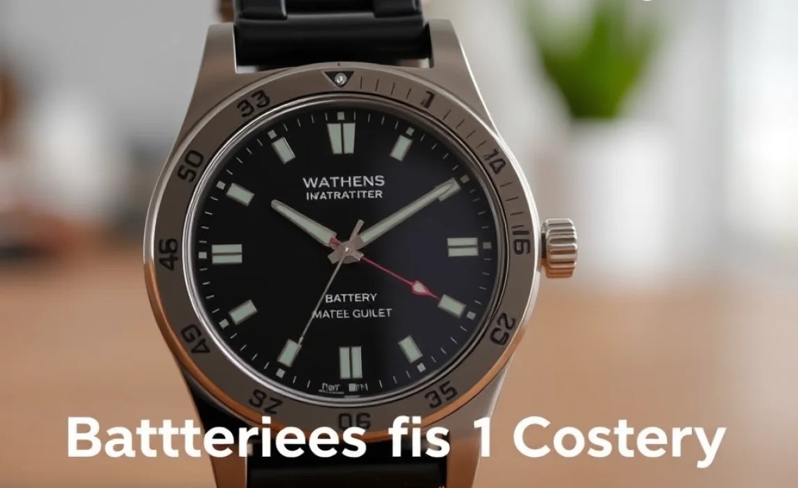 Batteries for Different Watch Types