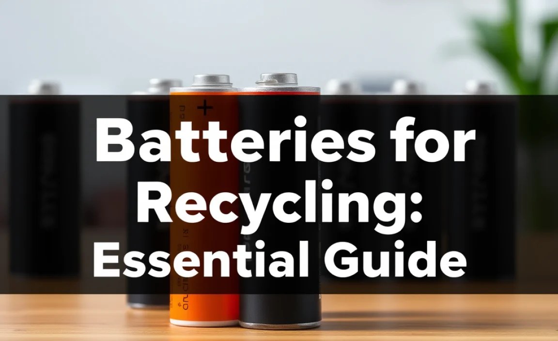 Batteries for Recycling: Essential Guide