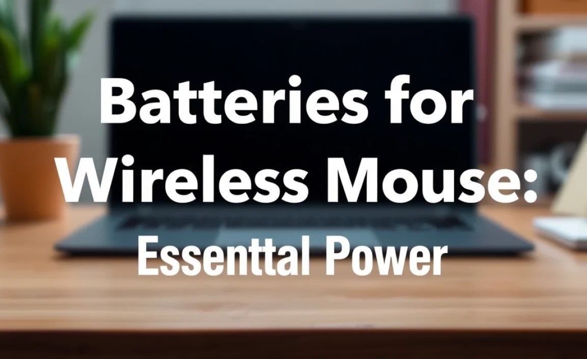 Batteries for Wireless Mouse: Essential Power