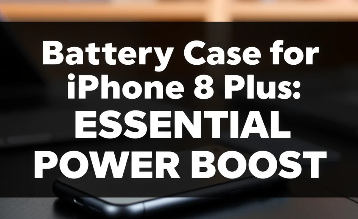 Battery Case for iPhone 8 Plus: Essential Power Boost