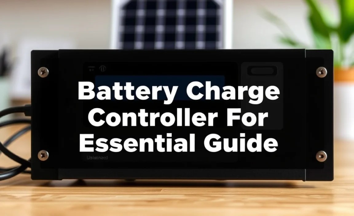Battery Charge Controller For Solar Power: Essential Guide
