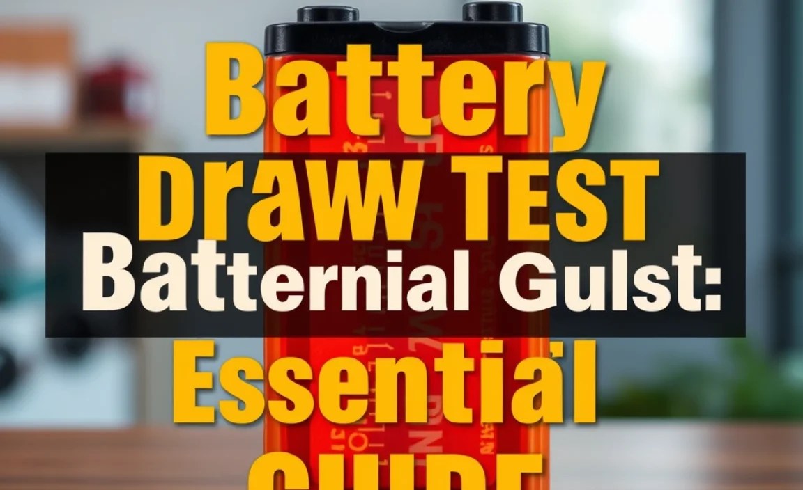 Battery Draw Test: Essential Guide
