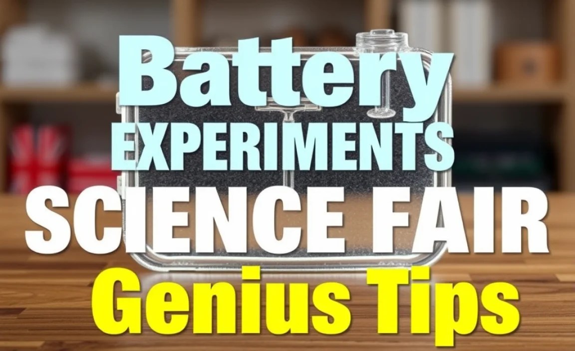 Battery Experiments for Science Fair: Genius Tips