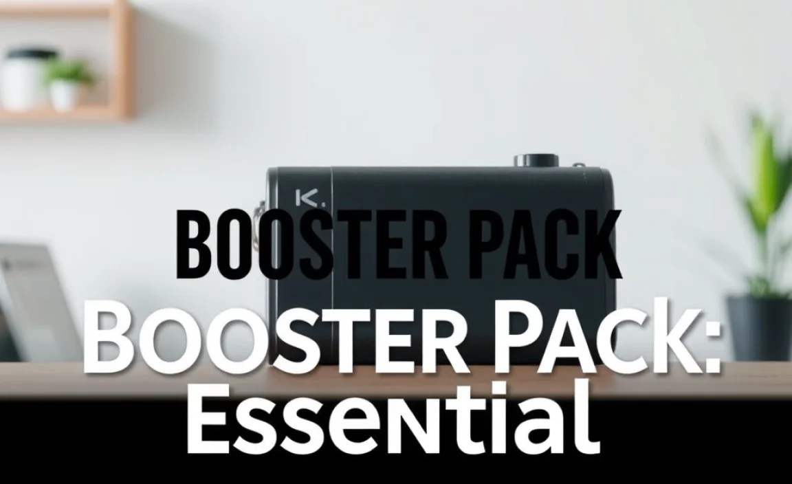 Battery for Booster Pack: Essential Power