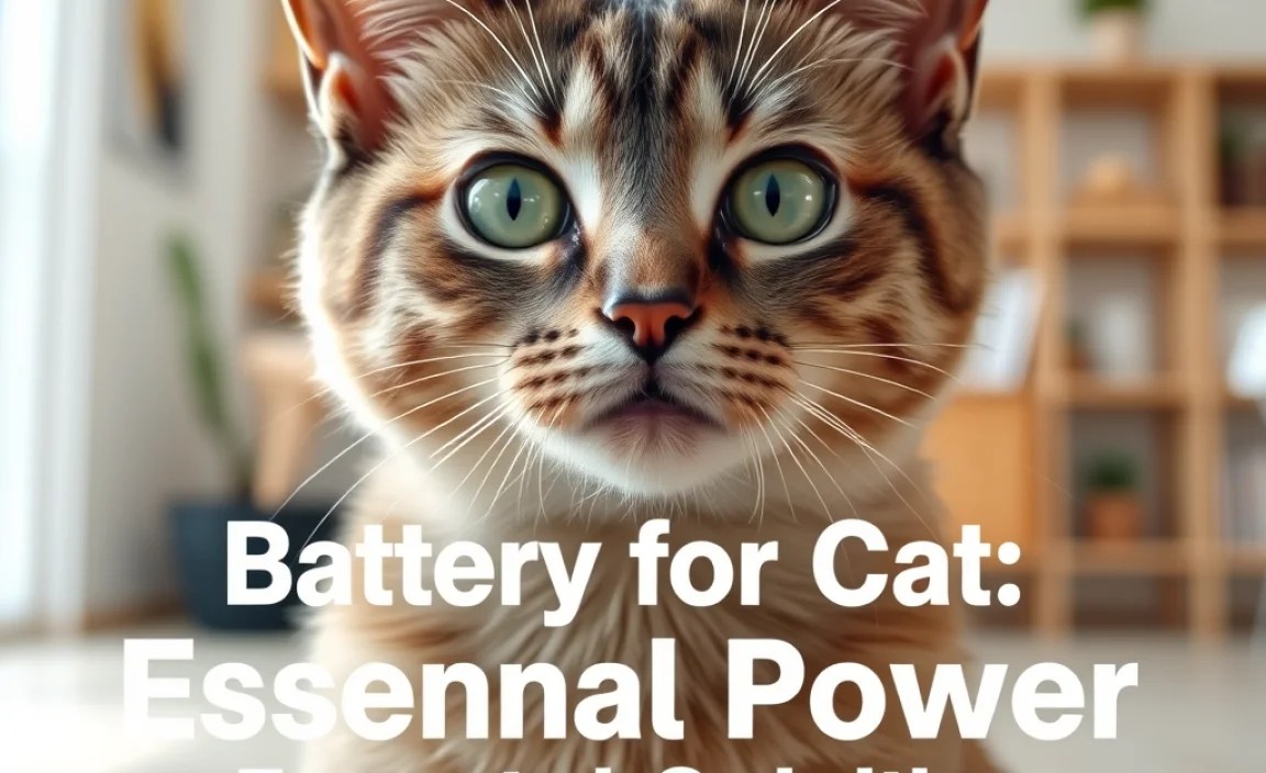 Battery for Cat: Essential Power Solution