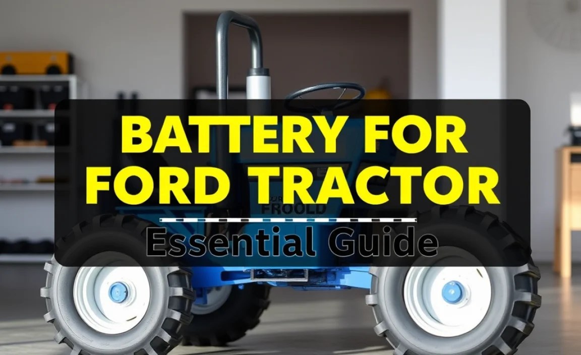 Battery For Ford Tractor: Essential Power Guide