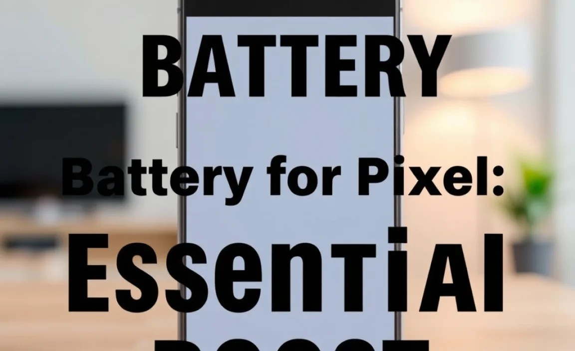 Battery for Pixel: Essential Power Boost