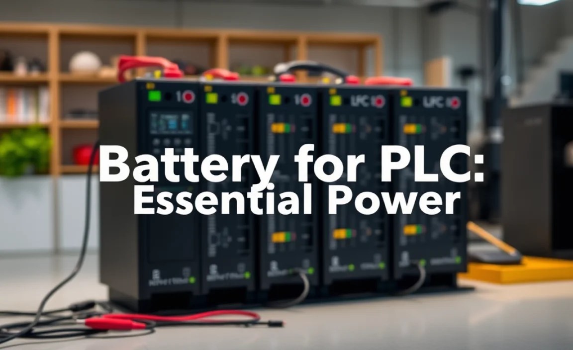Battery for PLC: Essential Power
