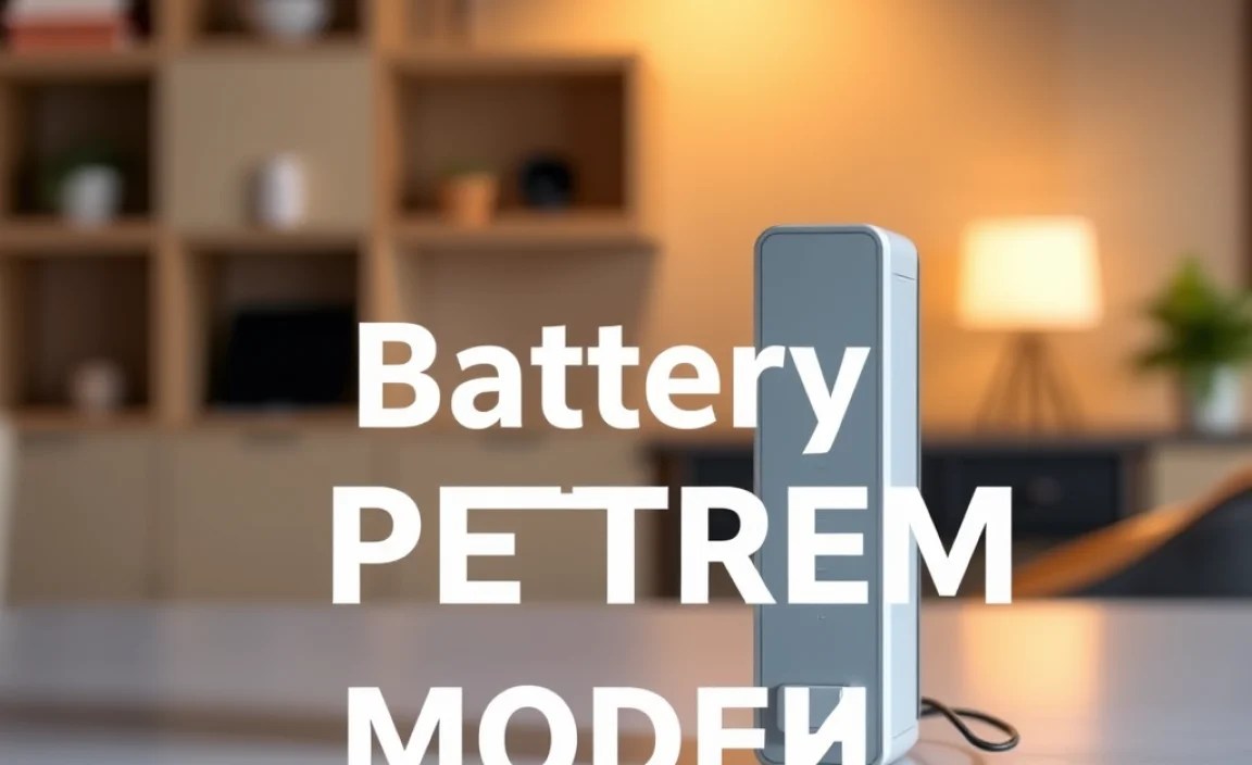 Battery for Spectrum Modem: Essential Power