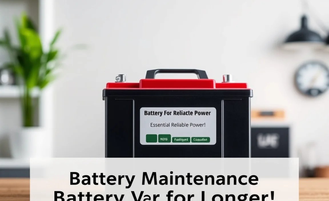 Battery Maintenance for Longevity