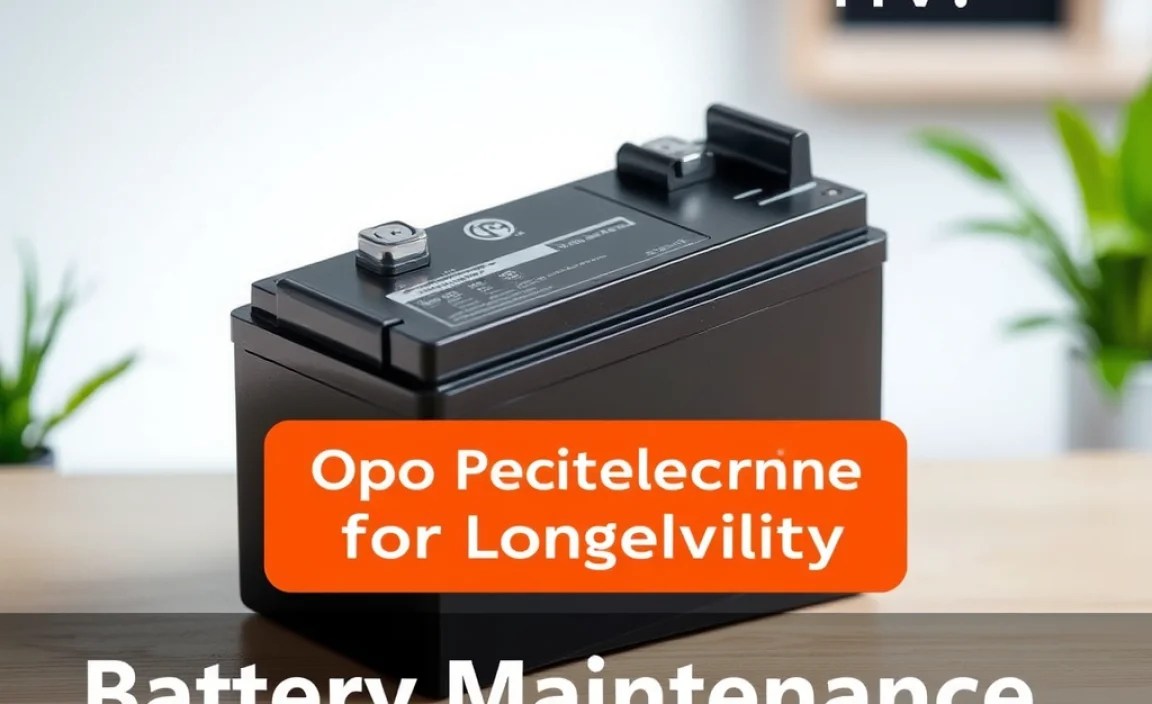 Battery Maintenance Tips for Longevity