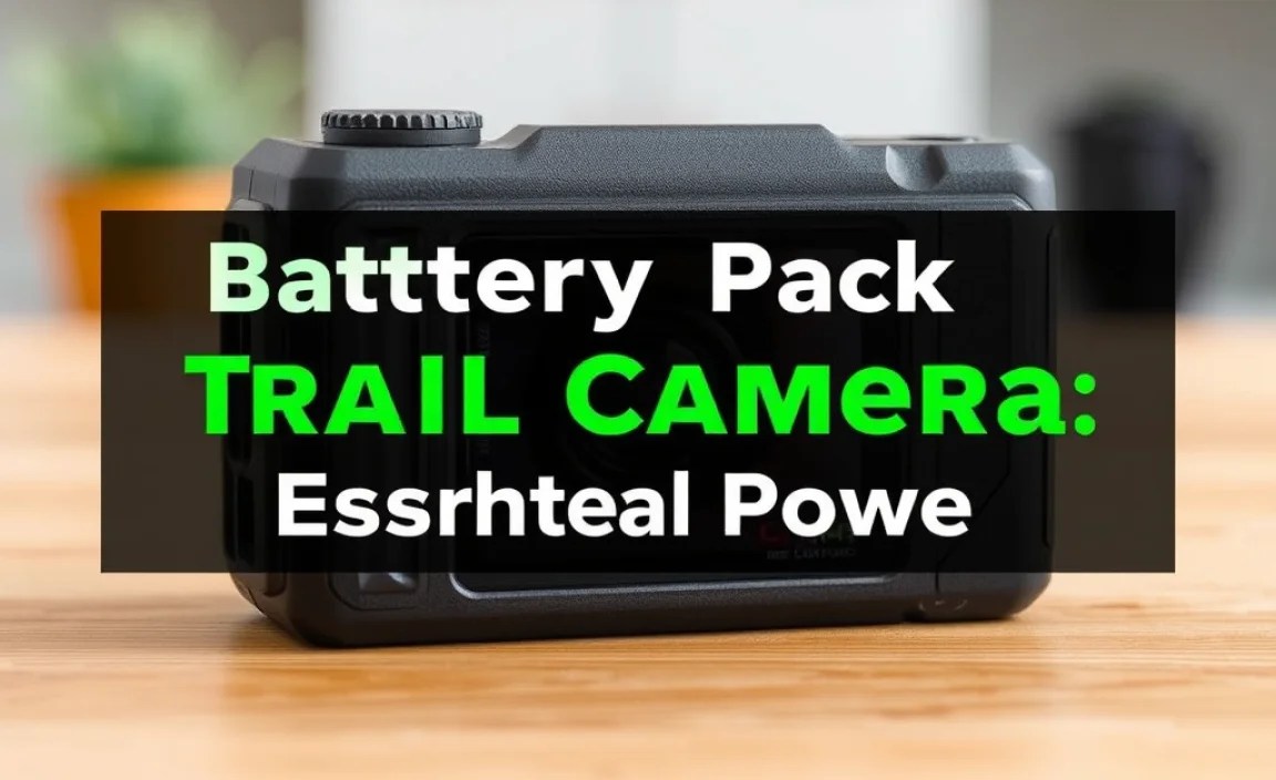 Battery Pack for Trail Camera: Essential Power