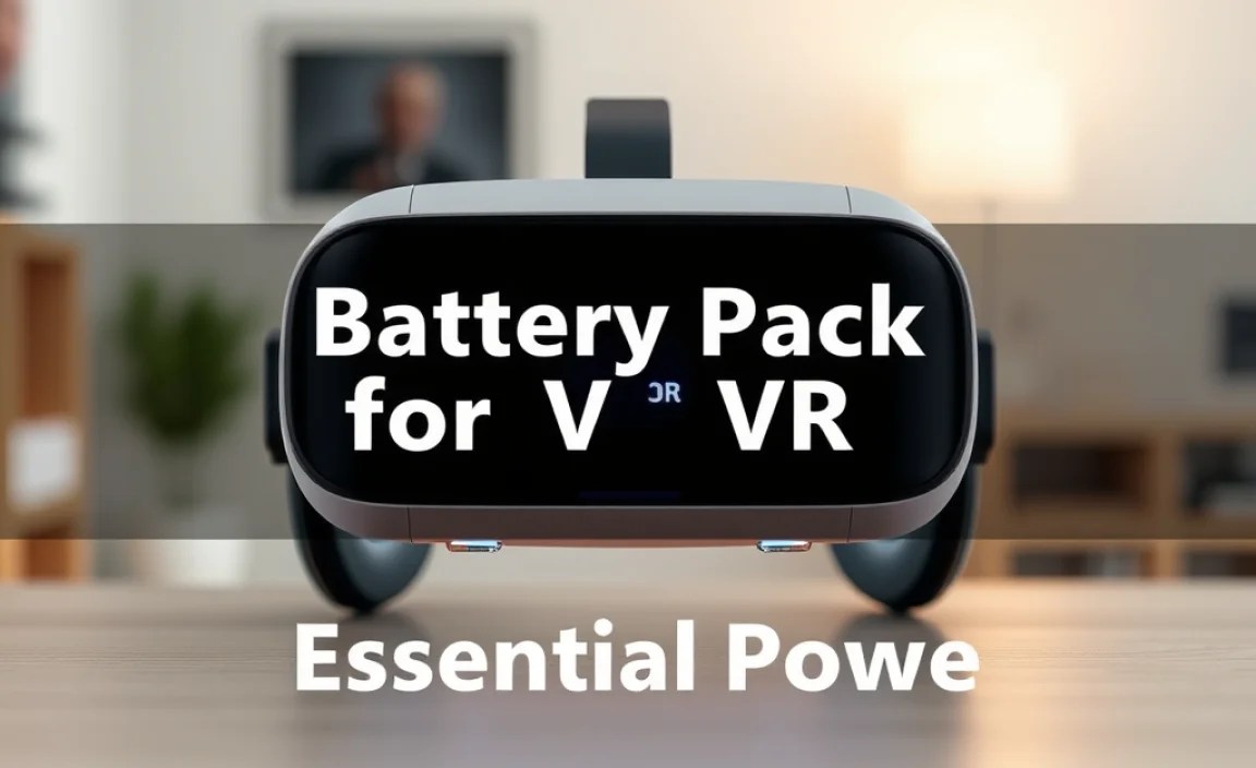 Battery Pack for VR: Essential Power