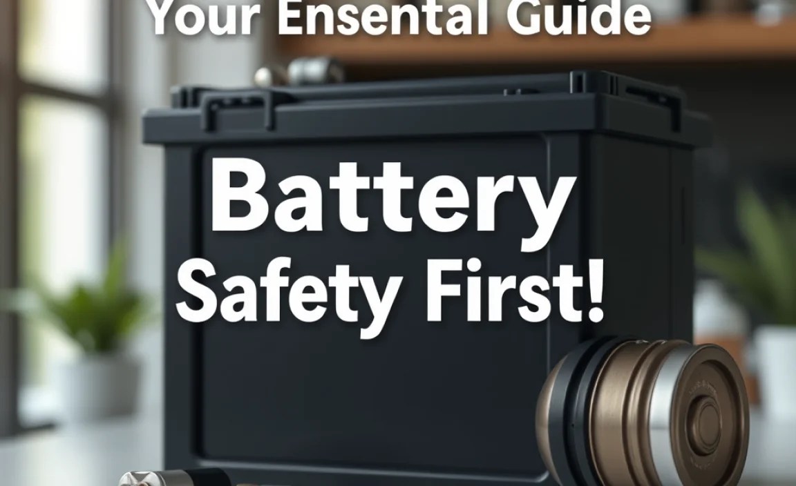 Battery Safety First!