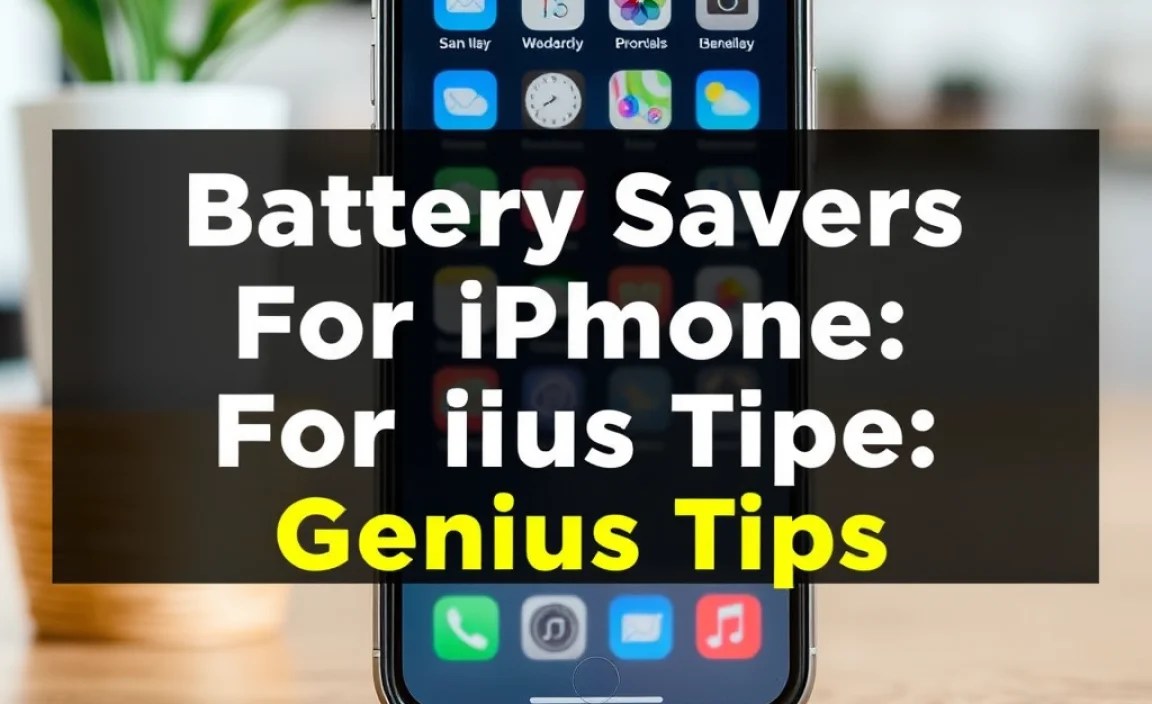 Battery Savers For iPhone: Genius Tips