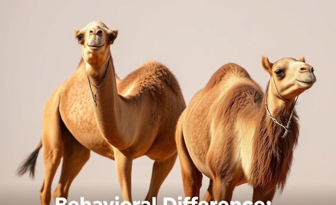 Behavioral Differences: Camels vs. Other Desert Animals