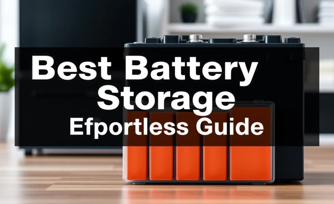 Best Battery Storage: Effortless Guide