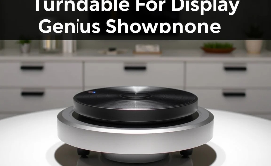 Best Practices for Using Your Display Turntable