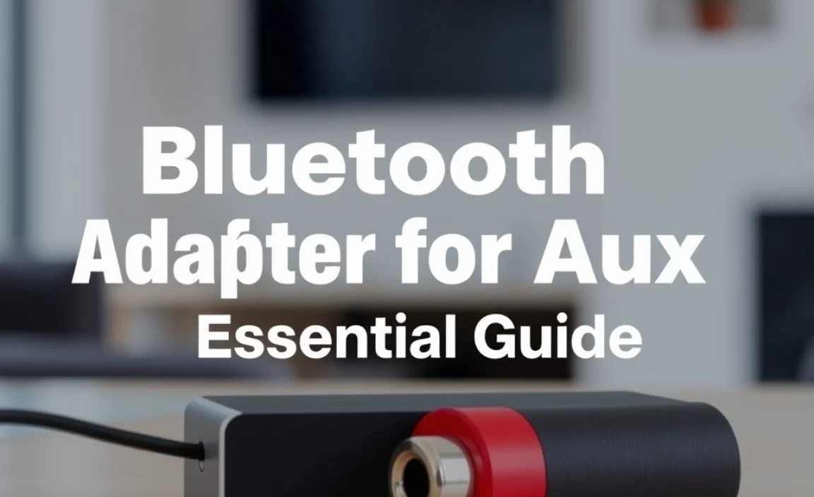 Bluetooth Adapter for Aux Input: Essential Guide