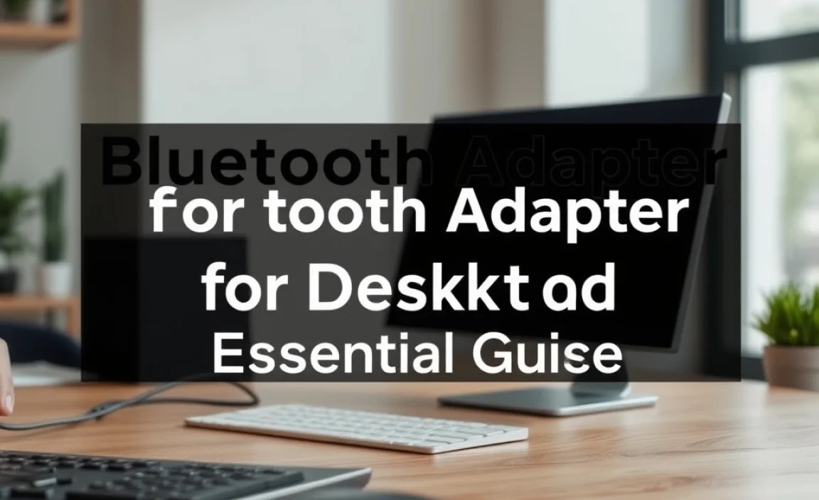 Bluetooth Adapter for Desktop: Essential Guide