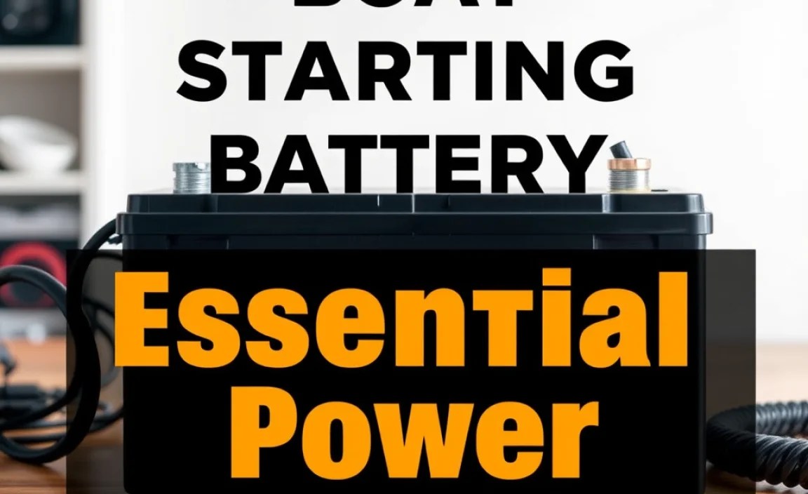 Boat Starting Battery: Essential Power