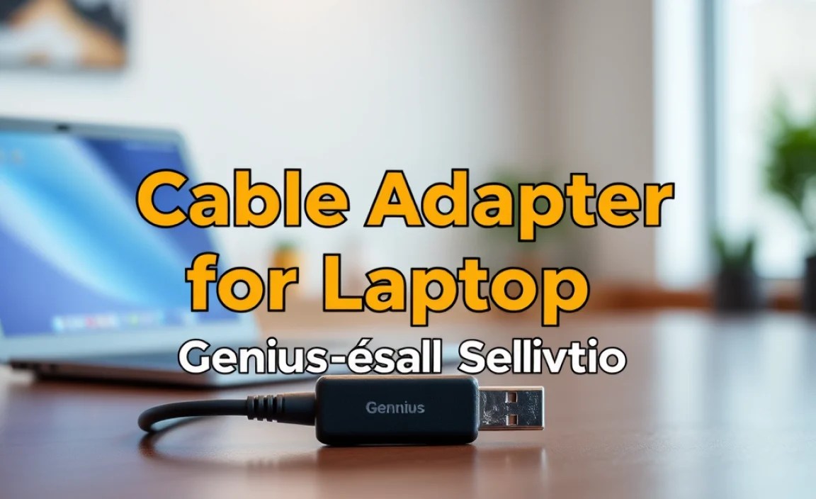 Cable Adapter for Laptop: Genius Essential Solution