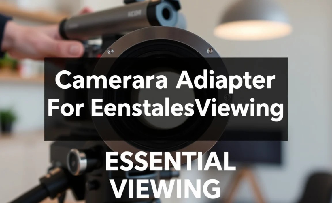 Camera Adapter For Telescope: Essential Viewing