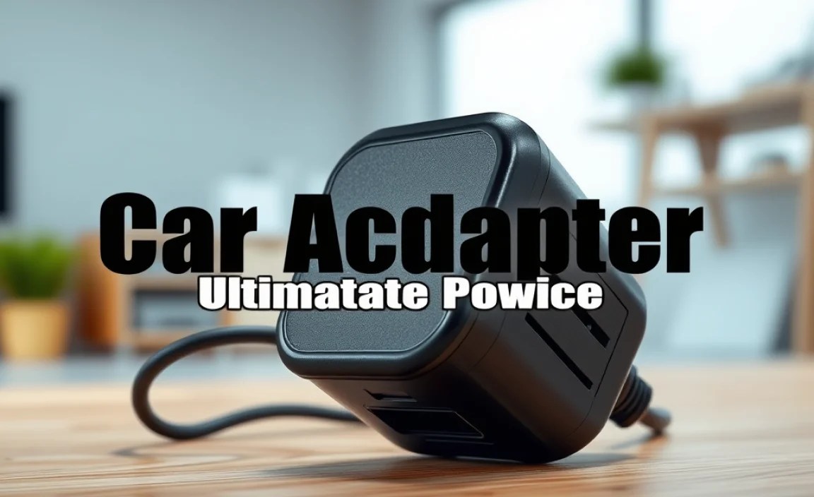 Car AC Adapter: Ultimate Power Source